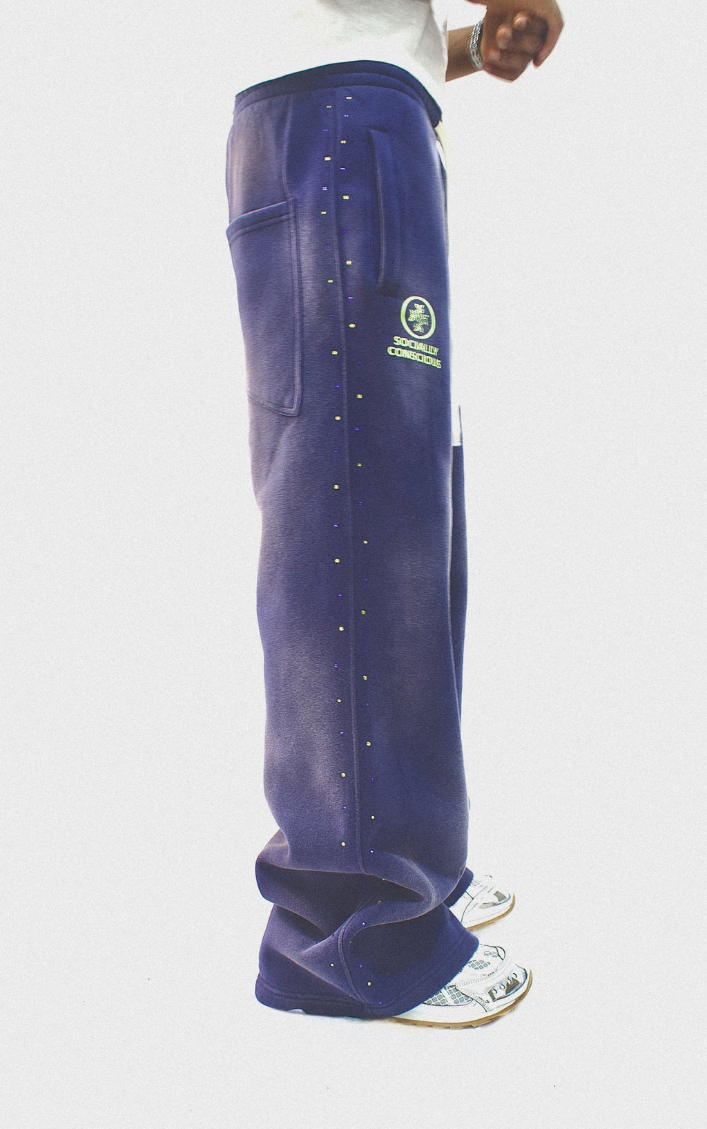 "NAVY BLUE" ORDINARY SWEATPANTS